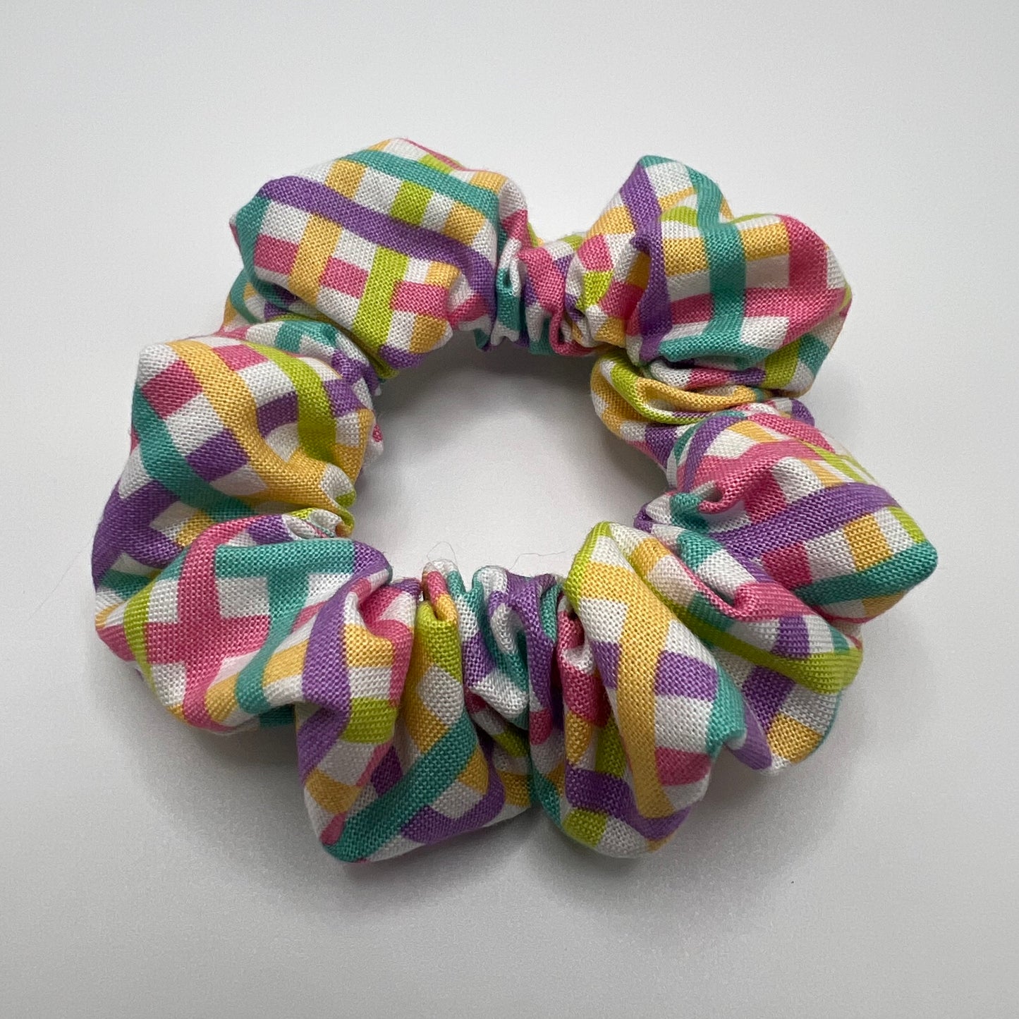 Easter Plaid Scrunchie