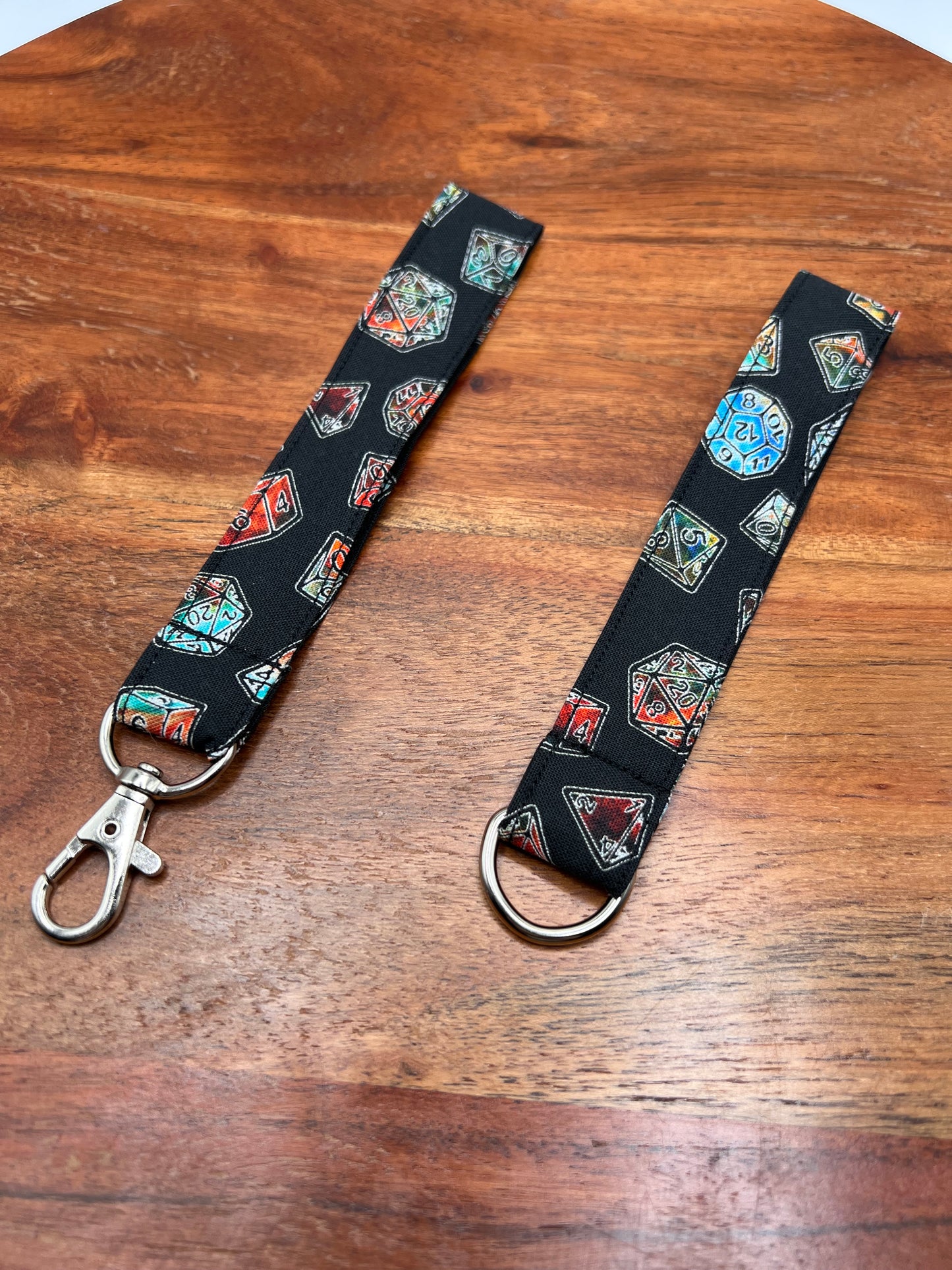 Colorful Dice Lanyard