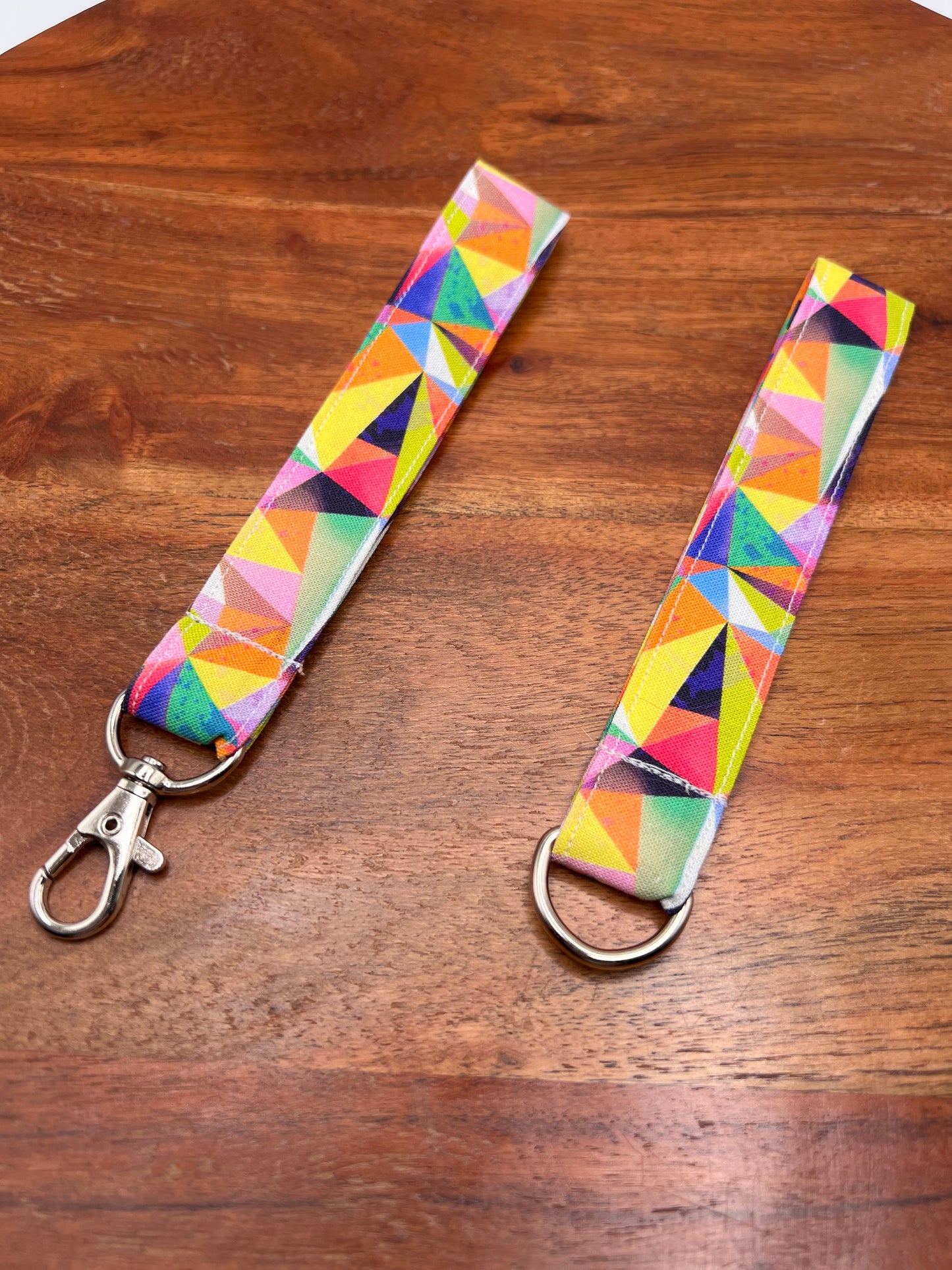 Rainbow Facet Lanyard