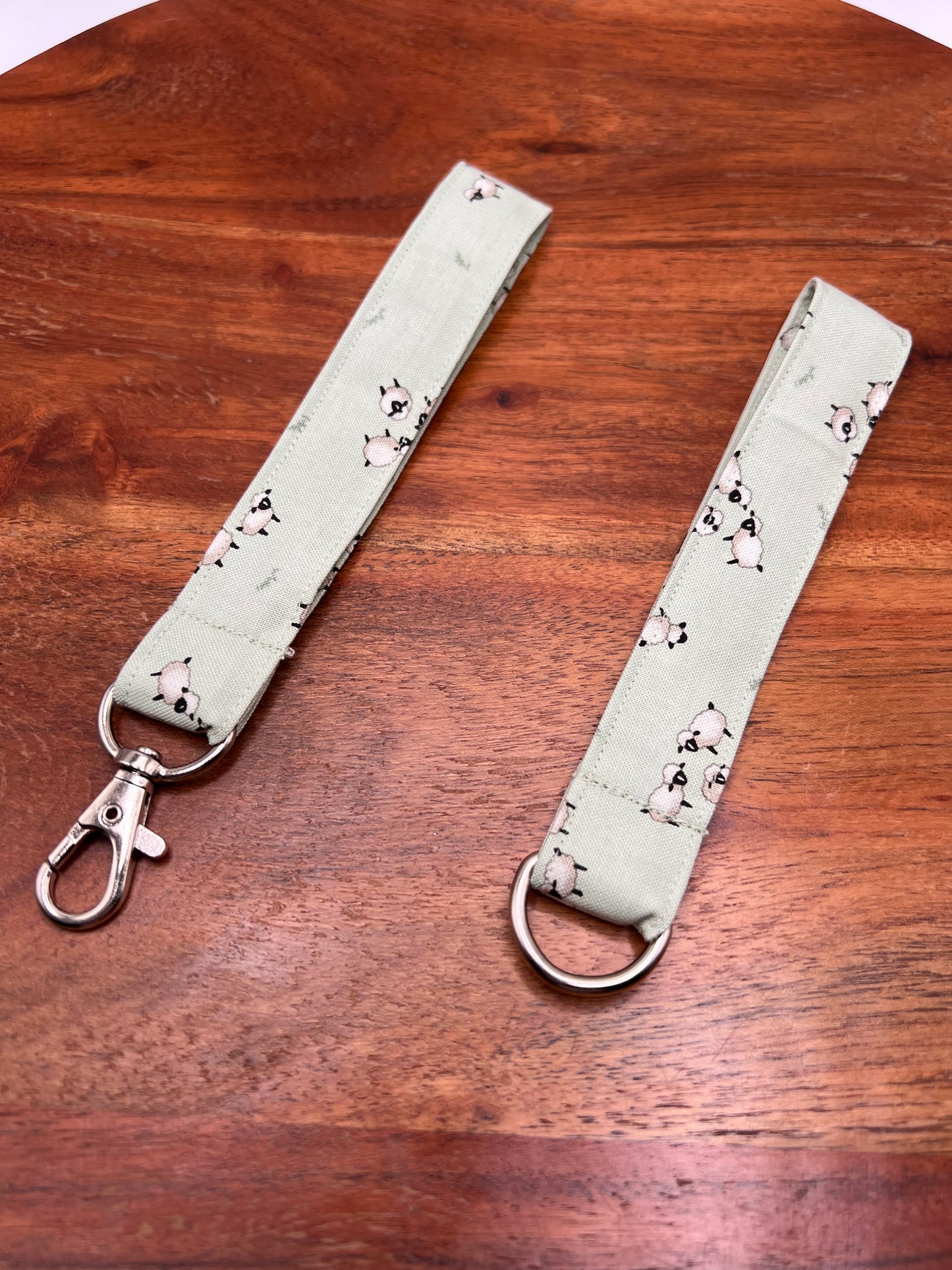 Green Sheep Lanyard