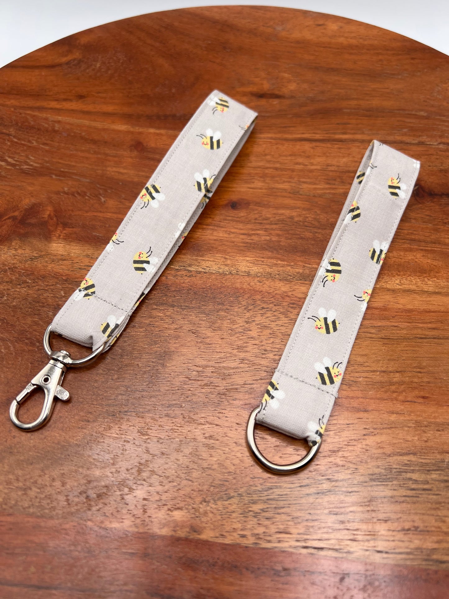 Gray Bees Lanyard