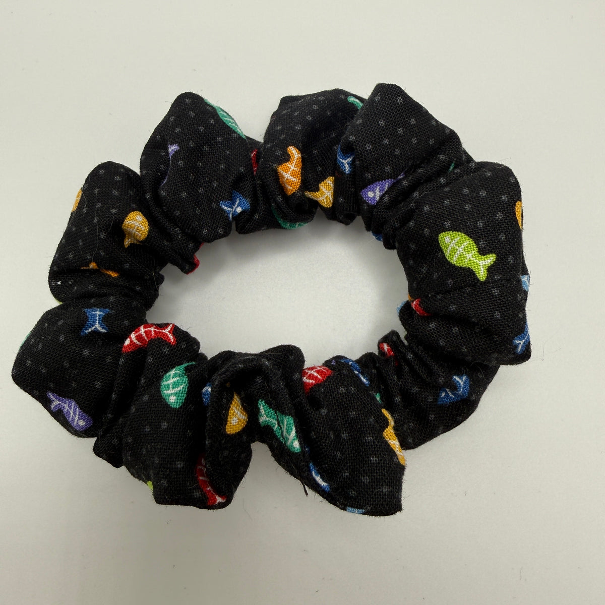 Rainbow Cat Toy Scrunchie