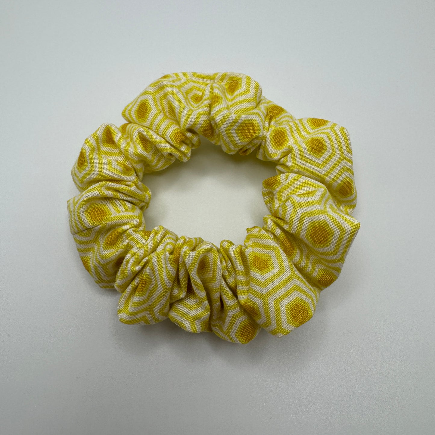 Yellow Hex Scrunchie