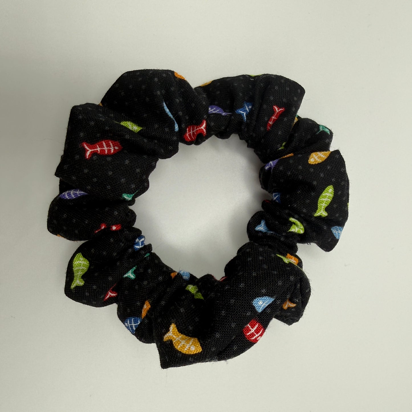 Rainbow Cat Toy Scrunchie