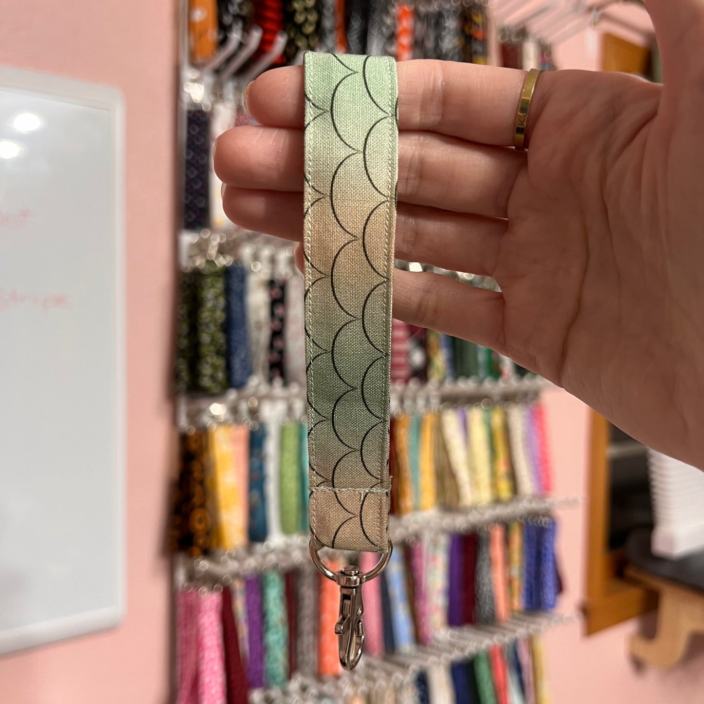 Mermaid Scale Wristlet