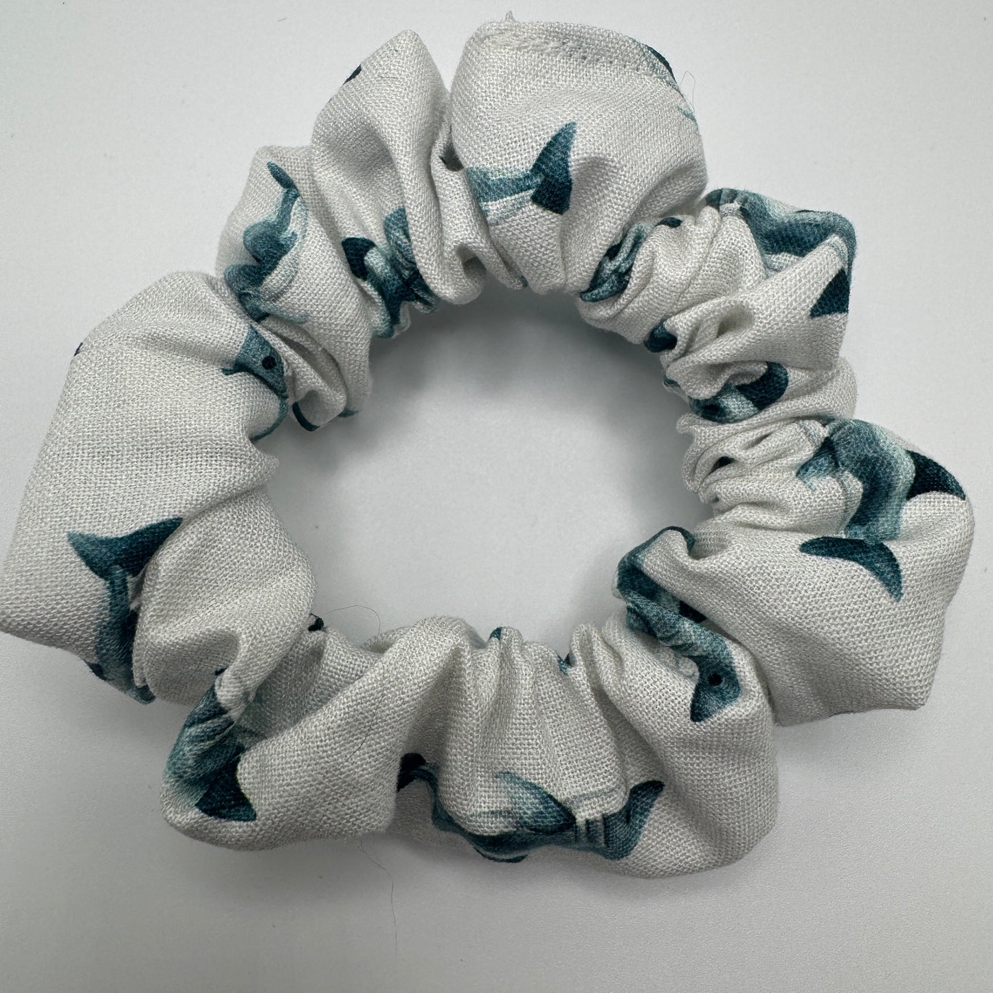 Great White Sharks Scrunchie