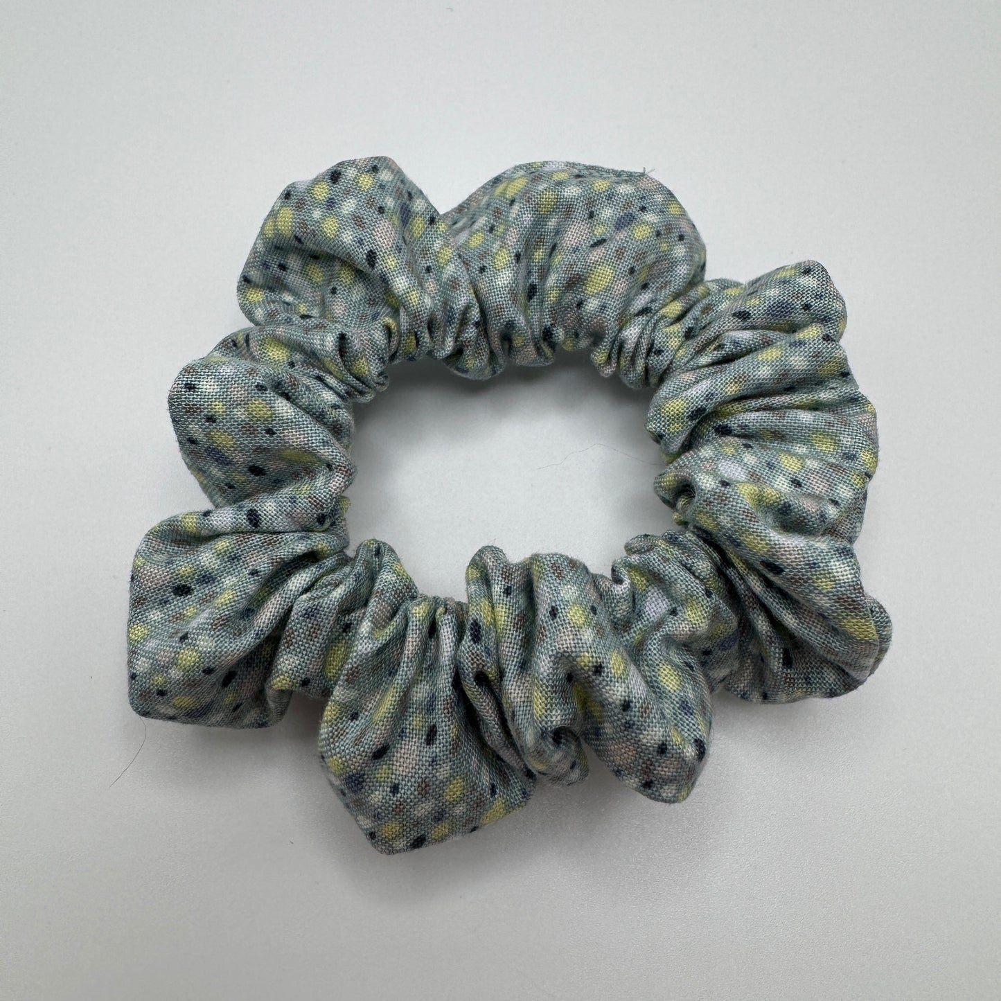 Teal Speckle Scrunchie