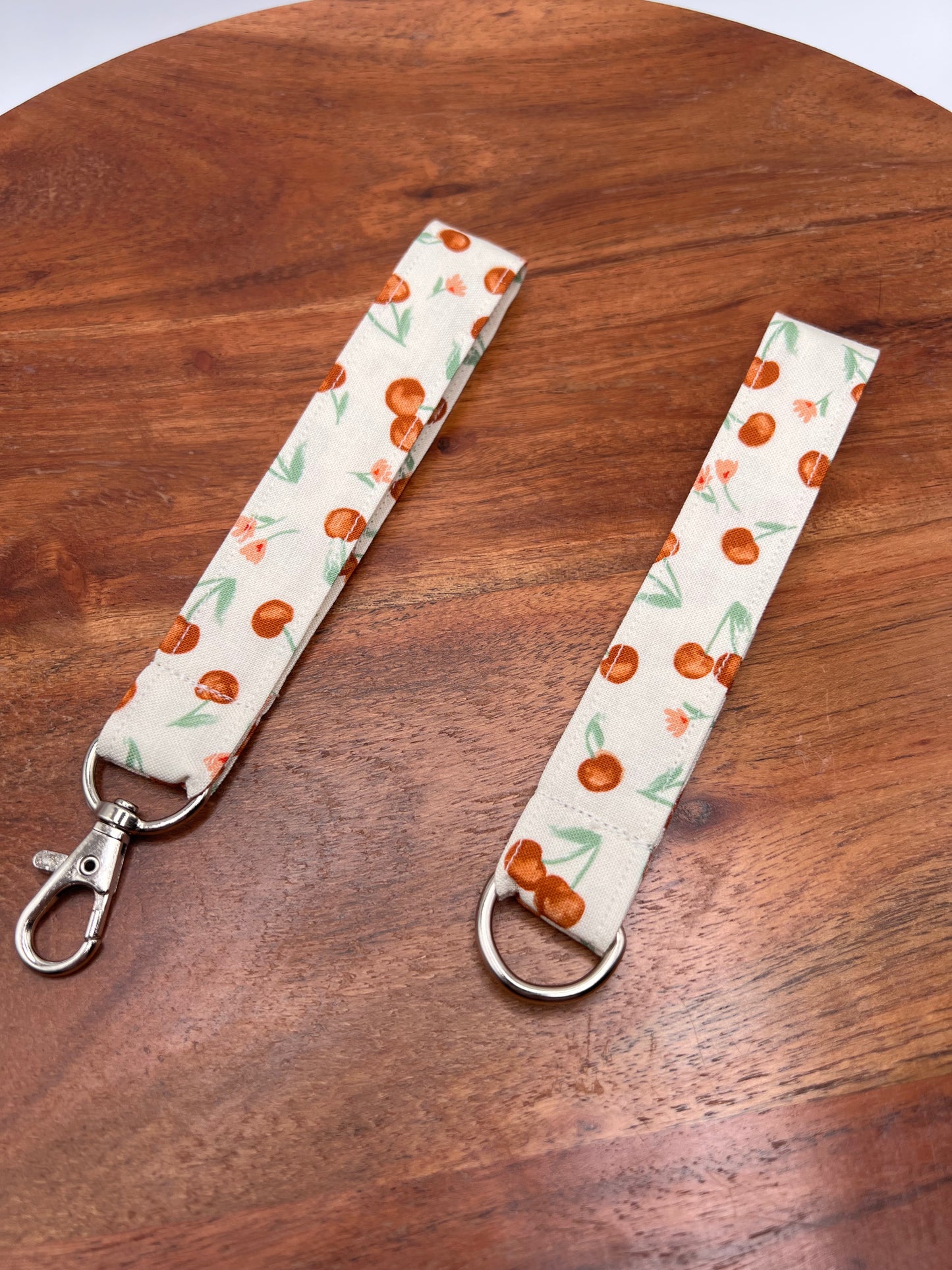 Cream Cherry Lanyards