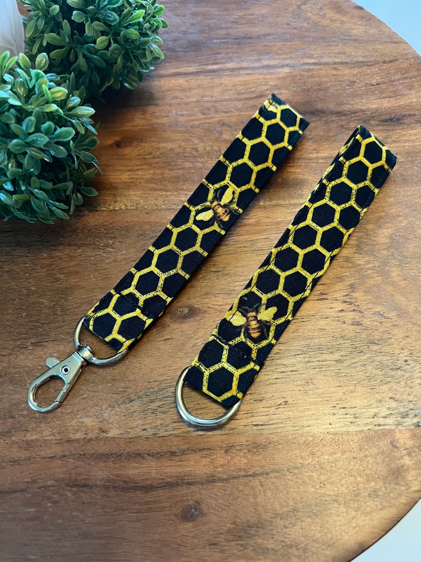 Bee and Honeycomb Lanyards