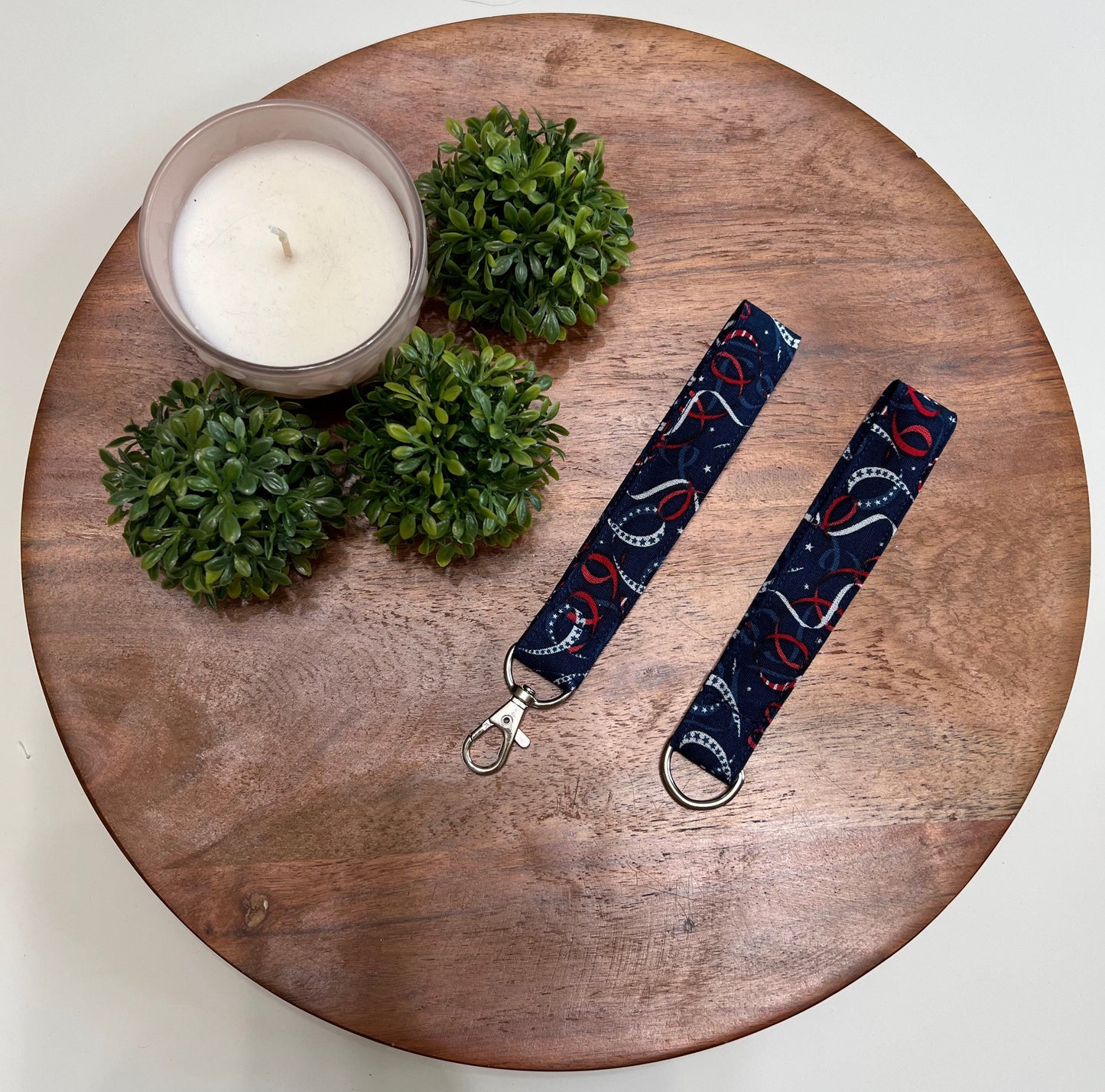 Patriotic Ribbon Lanyards