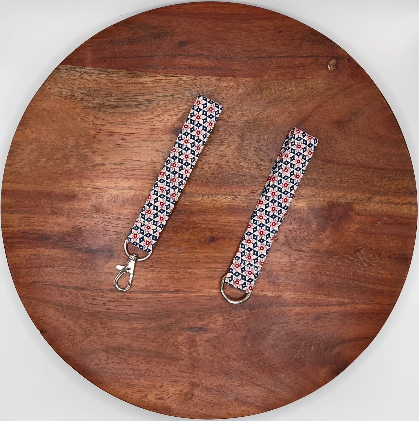 Patriotic Quilt Star Lanyards