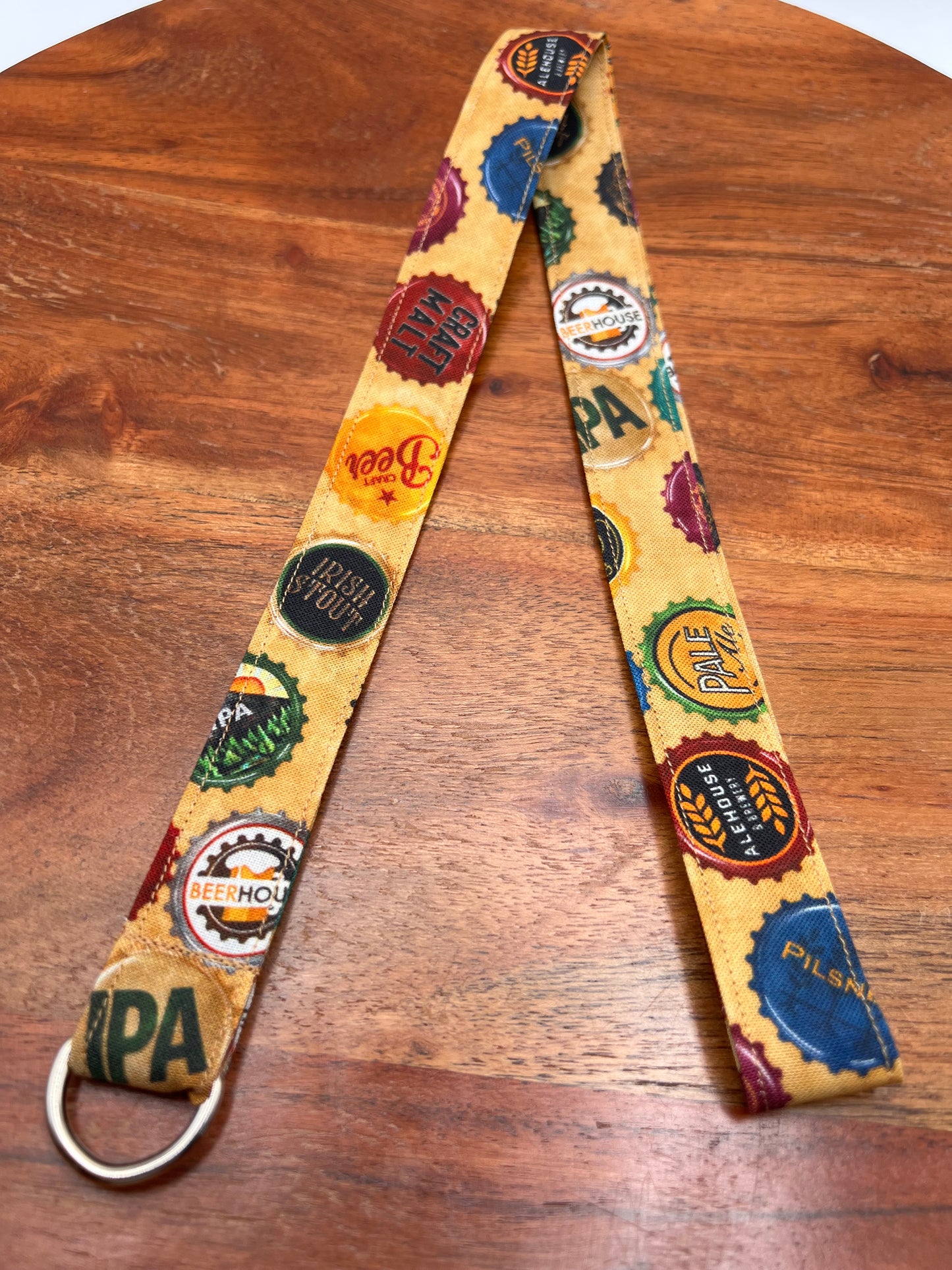 Beer Bottle Caps Lanyard