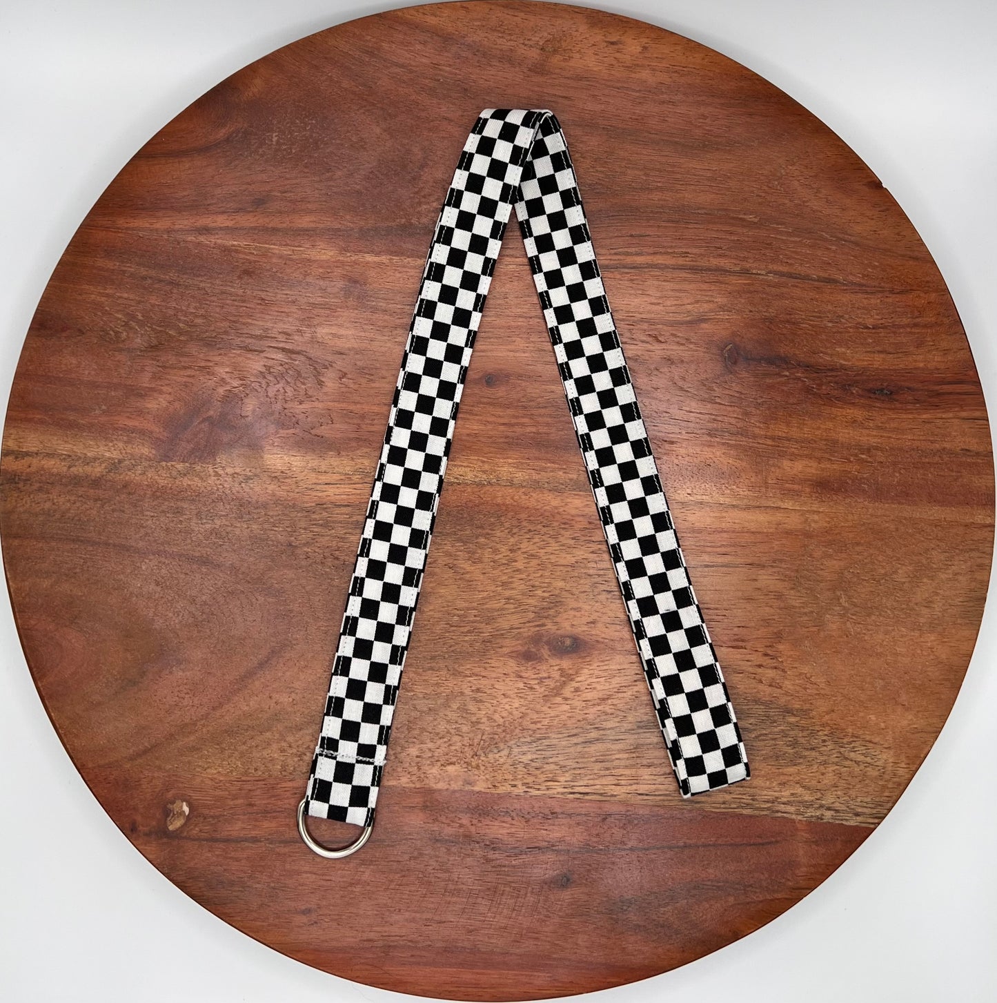 Black and White Checker Lanyards