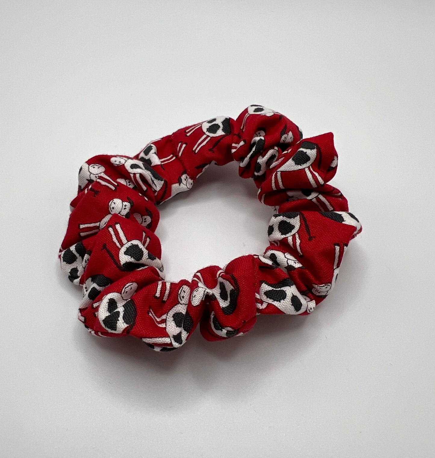 Red Cow Scrunchie