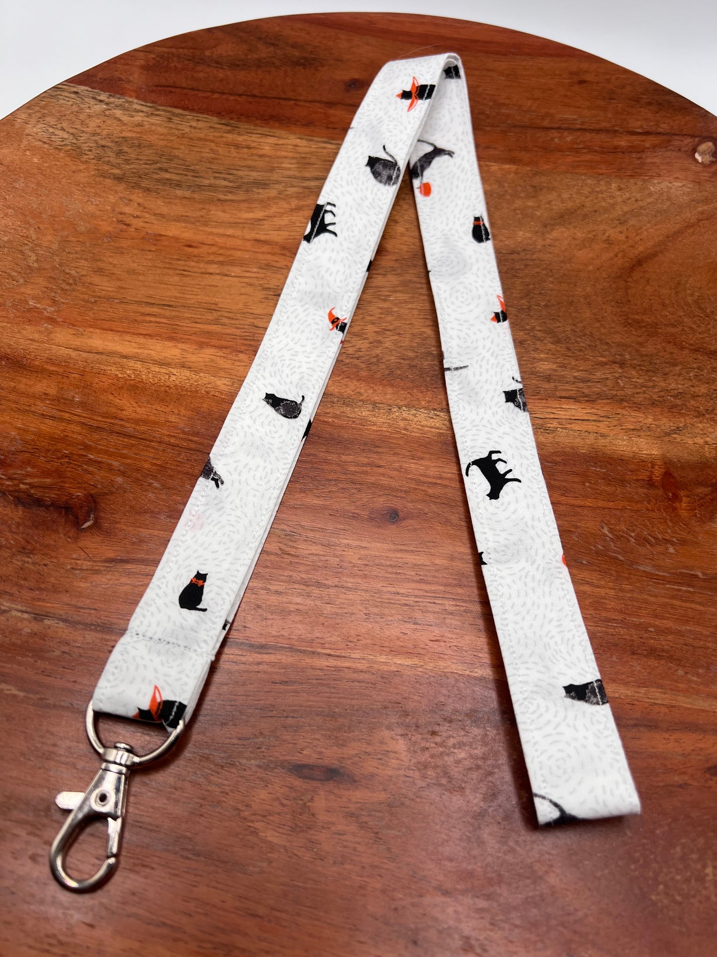 Halloween Black Cats Lanyard