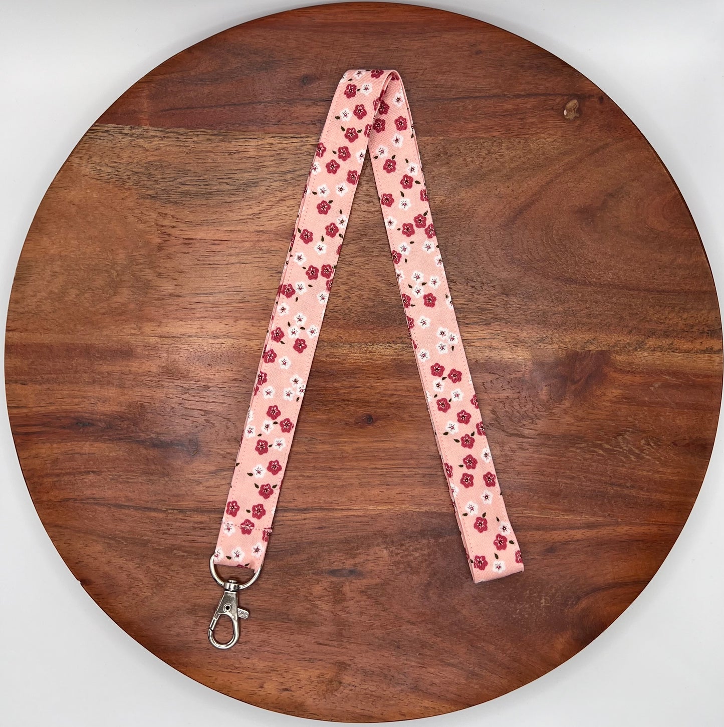 Cherry Blossom Floral Lanyard