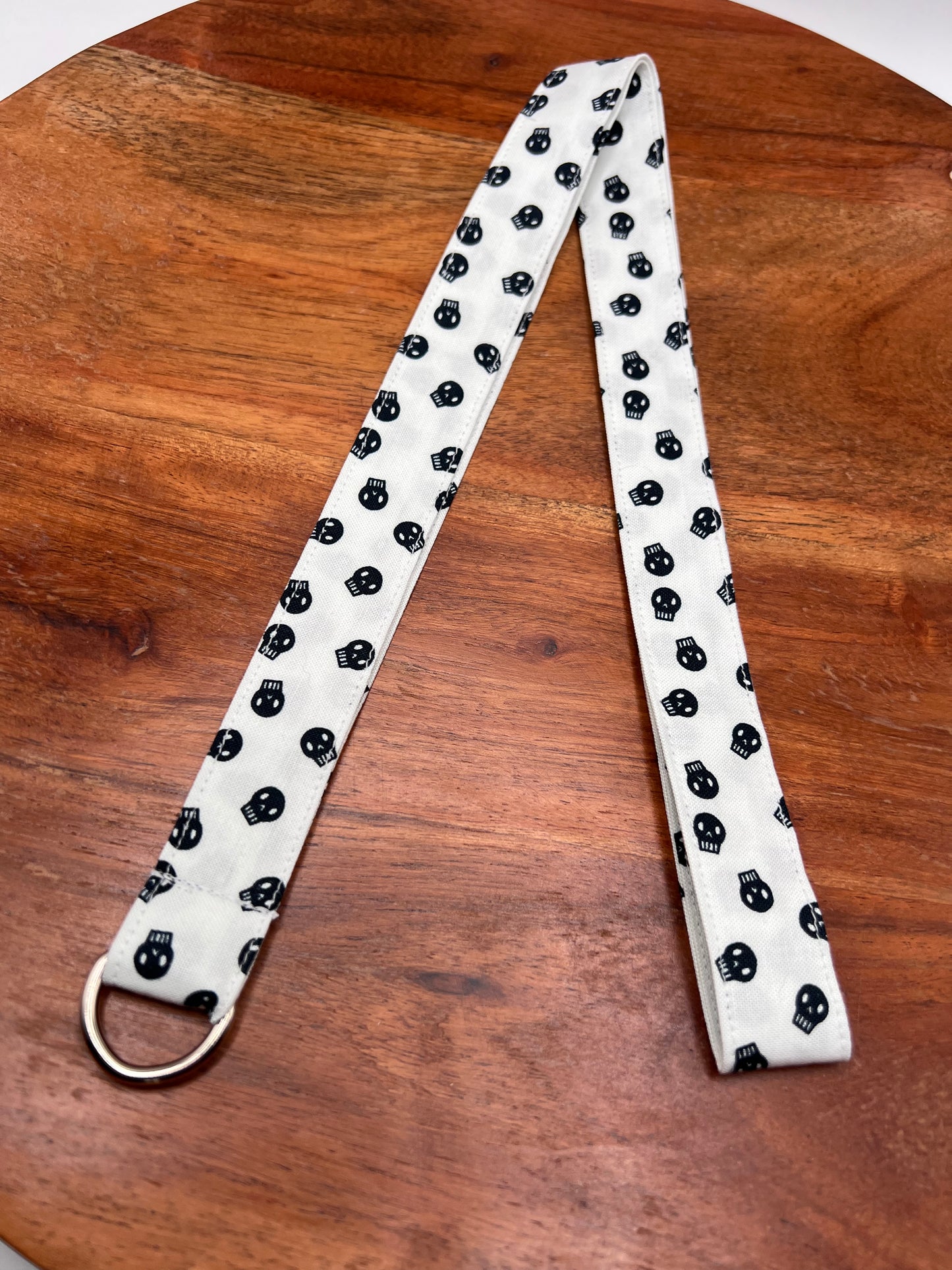 Last Chance! - White Skull Lanyard