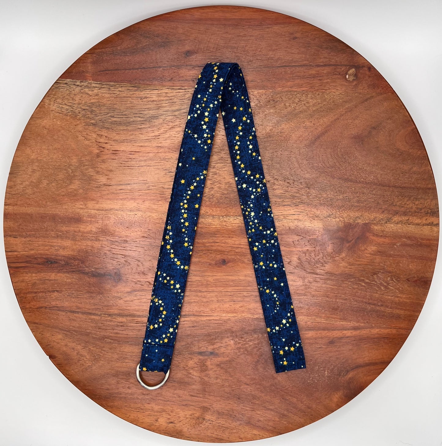 Blue and Yellow Star Lanyard