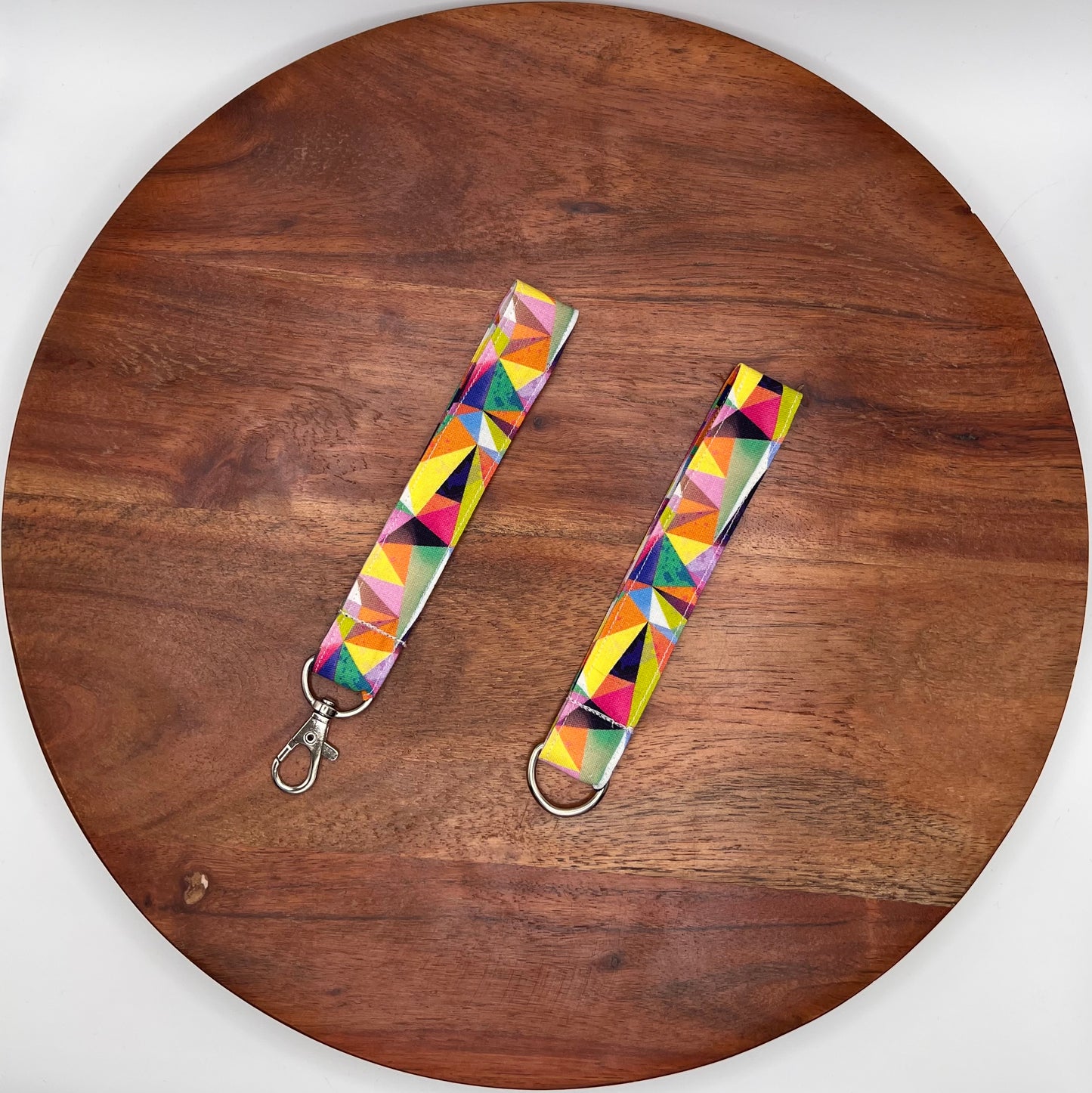 Rainbow Facet Lanyard