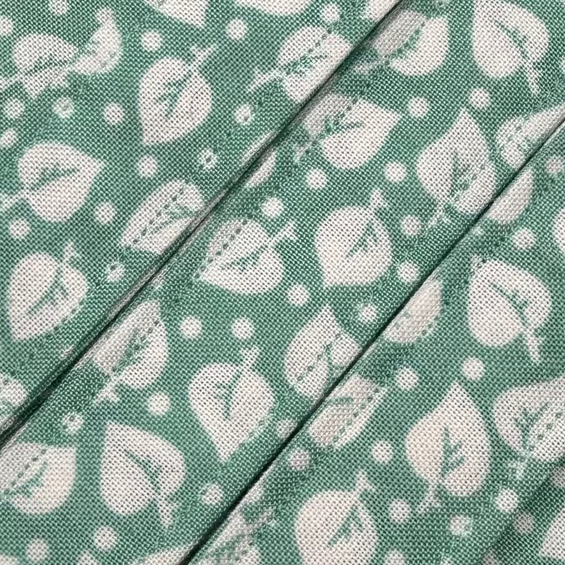 Mint Green Leaf Wristlet/Lanyard
