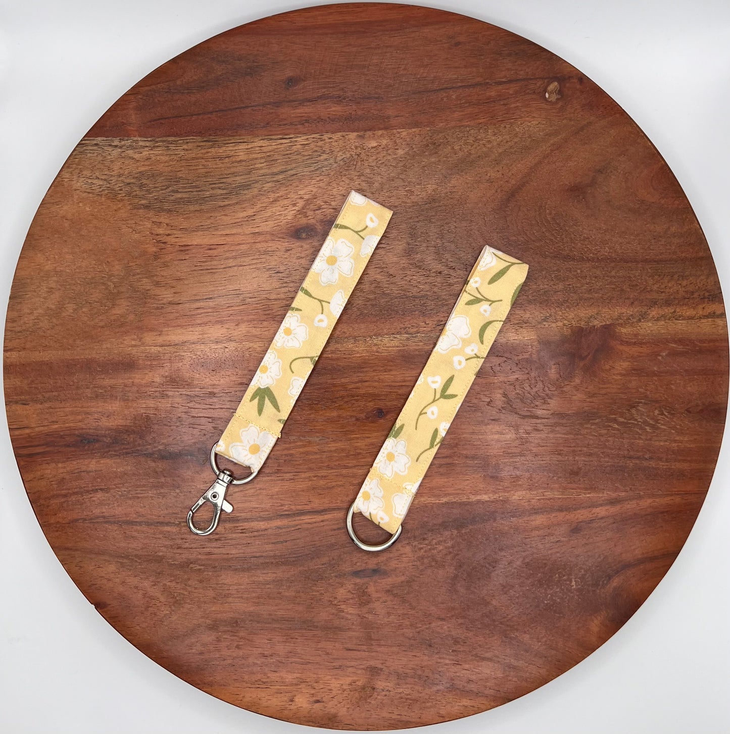 Yellow Floral Lanyards