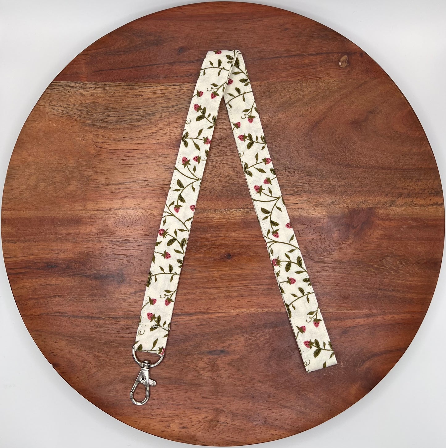 Strawberries and Cream Lanyards