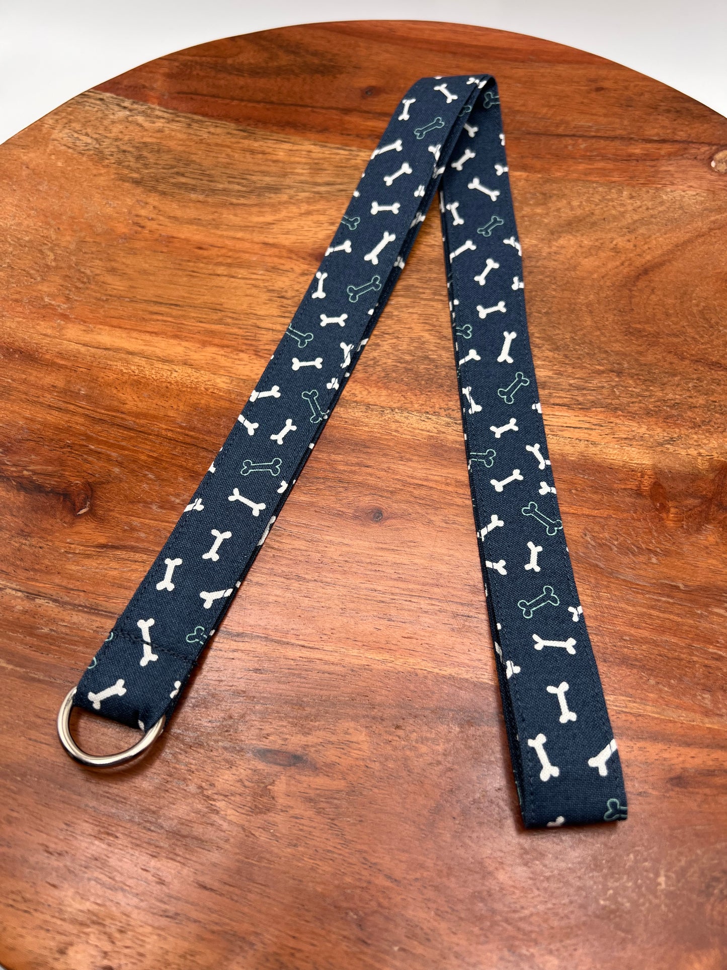 Blue Dog Bone Lanyard