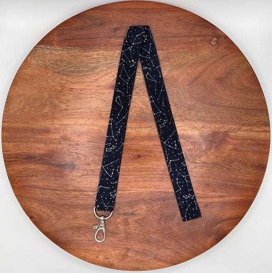 Dark Blue Constellation Lanyard