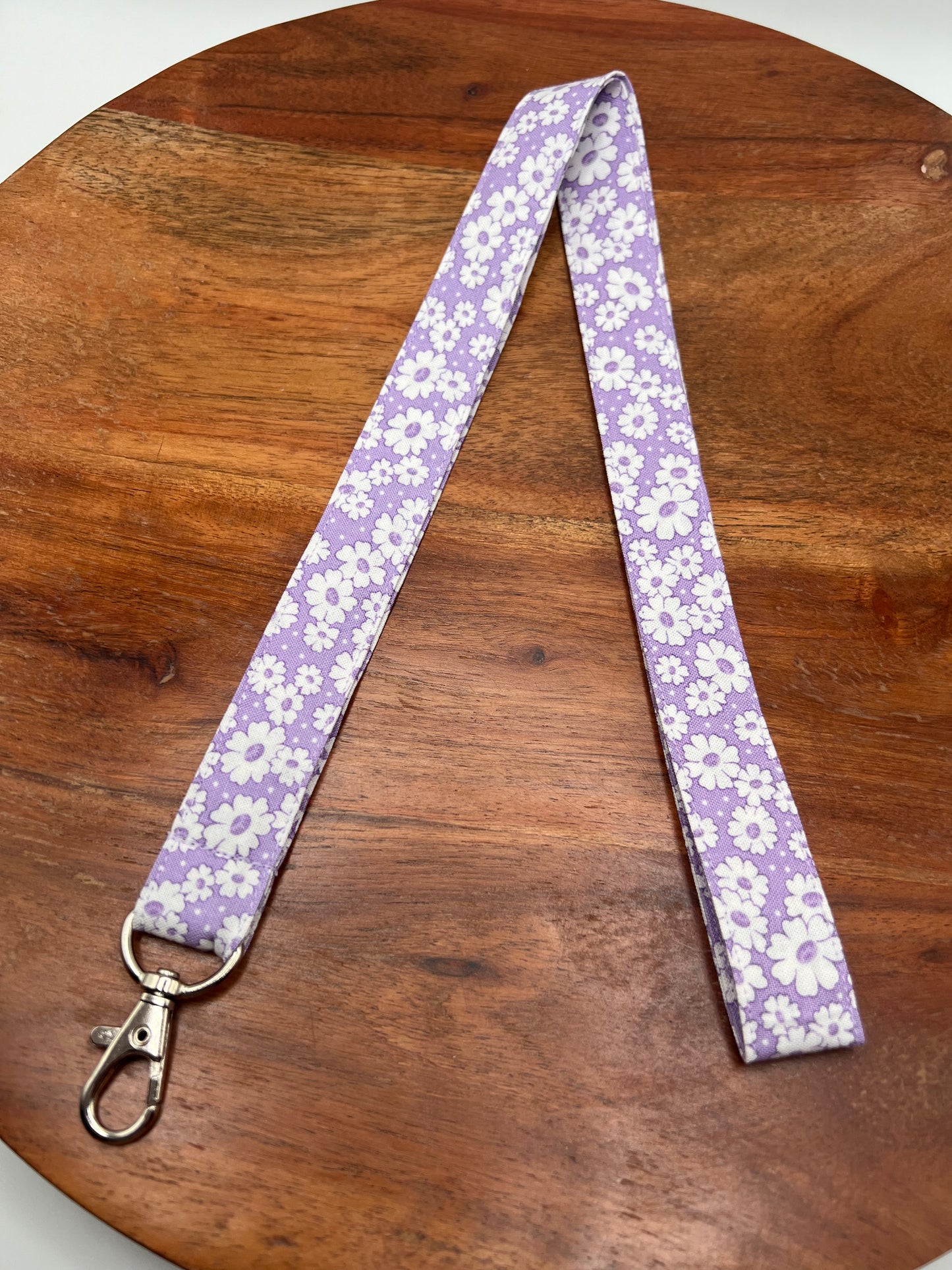 Lavender Floral Lanyards