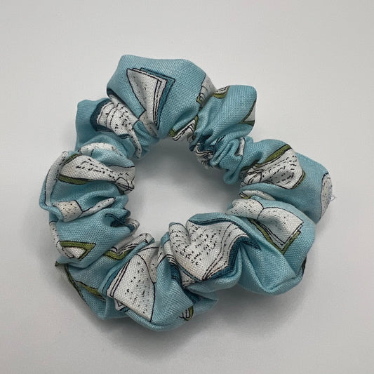 Blue Book Scrunchie