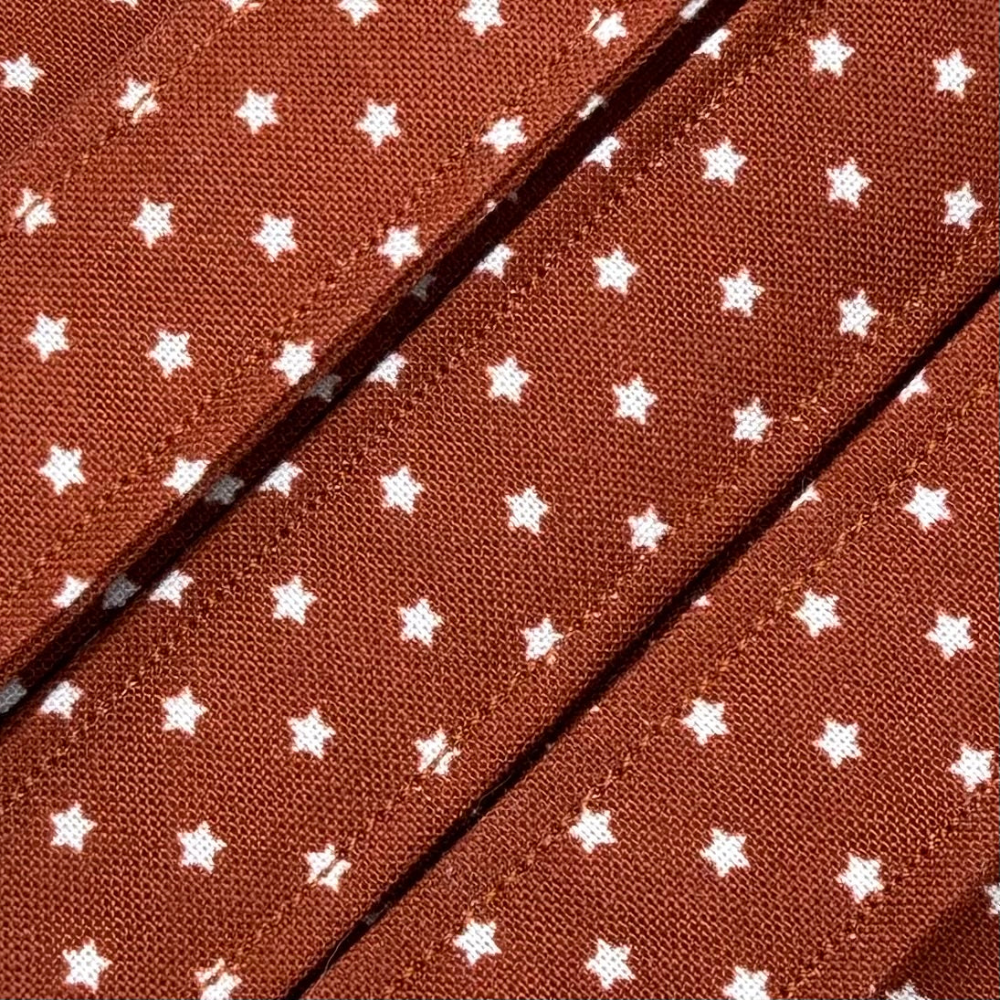 Burnt Orange Stars Wristlet/Lanyard