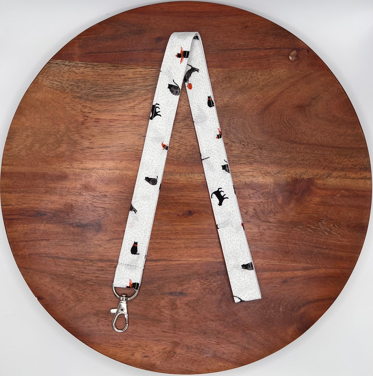 Halloween Black Cats Lanyard