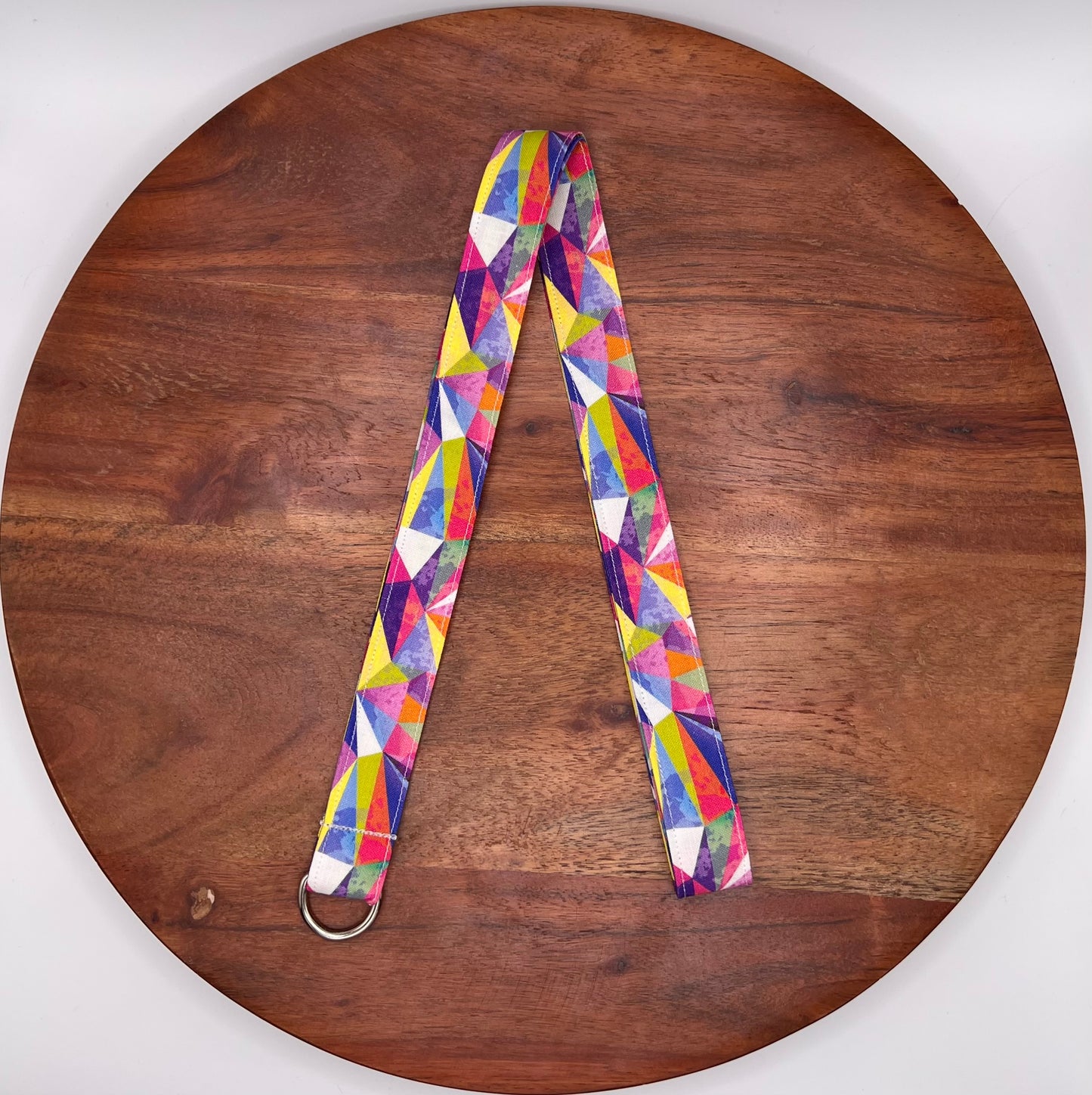 Rainbow Facet Lanyard