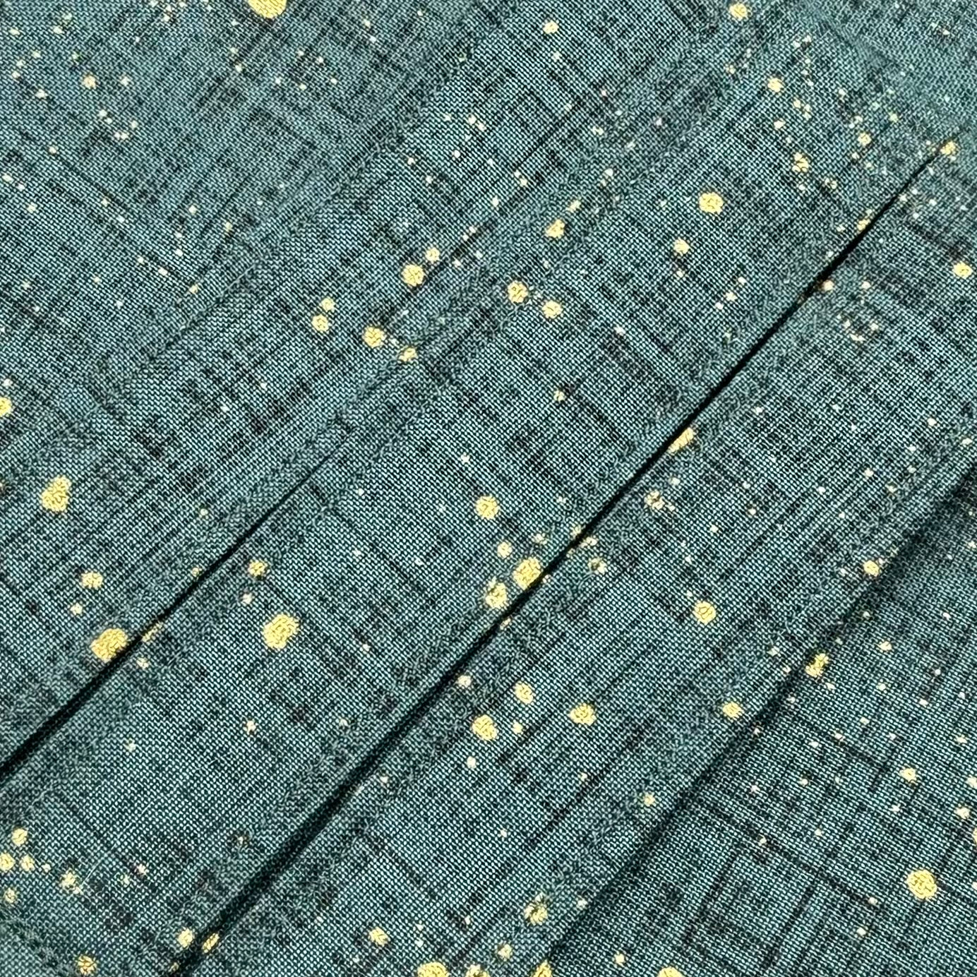 Eucalyptus and Gold Dot Wristlet/Lanyard