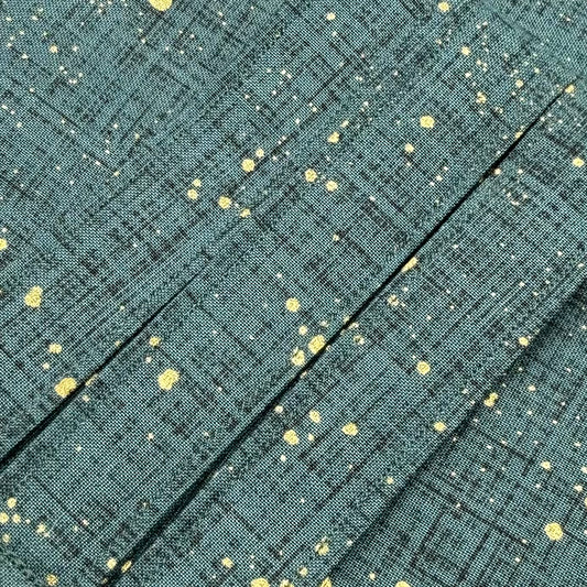 Eucalyptus and Gold Dot Wristlet/Lanyard