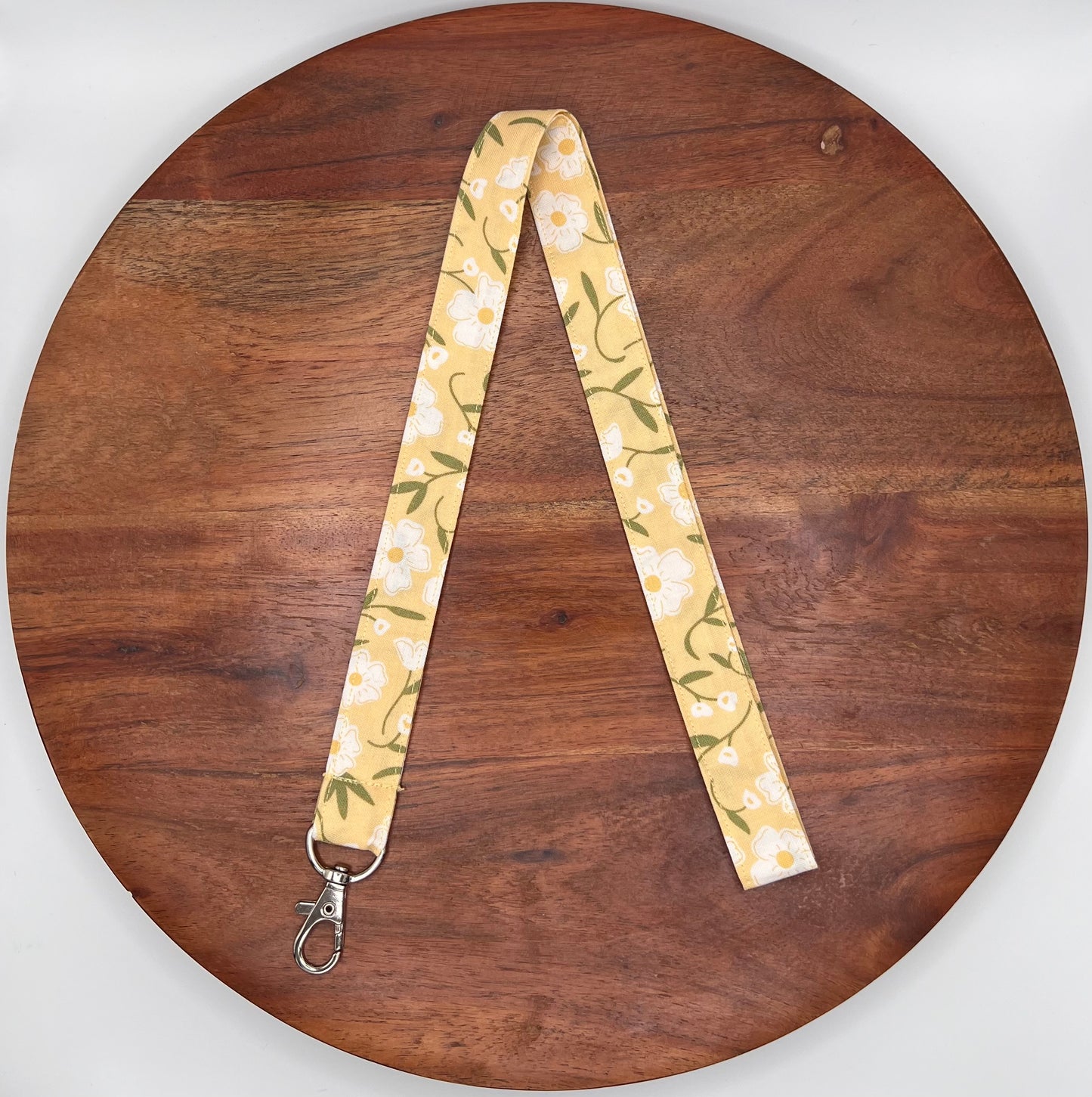 Yellow Floral Lanyards