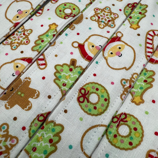 White Christmas Cookies Wristlet/Lanyard