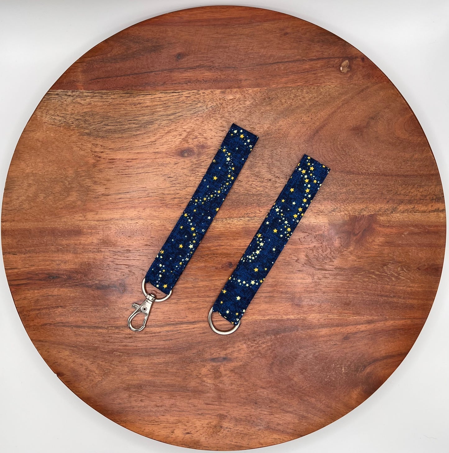 Blue and Yellow Star Lanyard