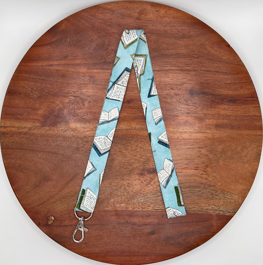 Blue Books Lanyard