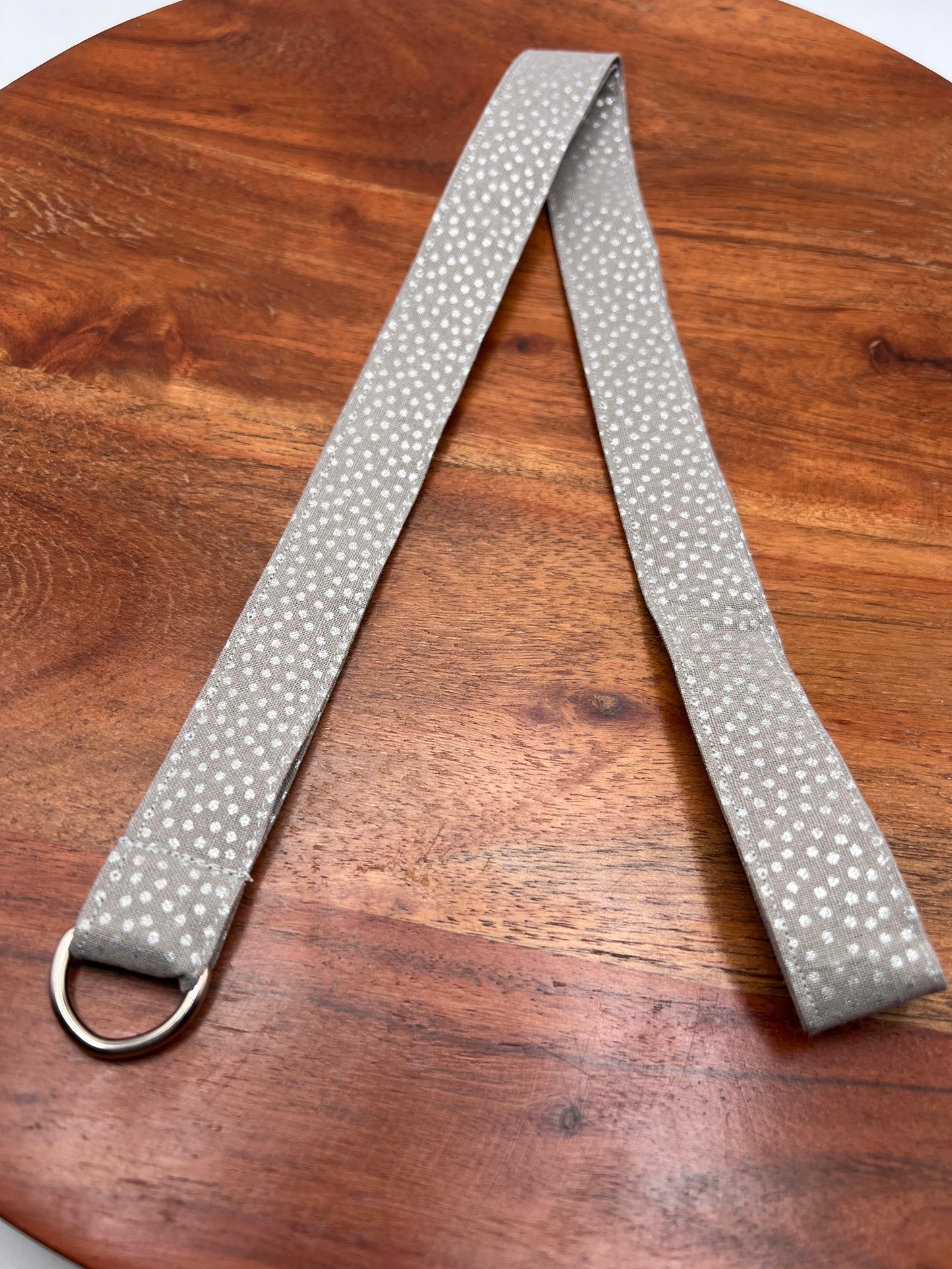 Gray and Silver Dot Lanyards