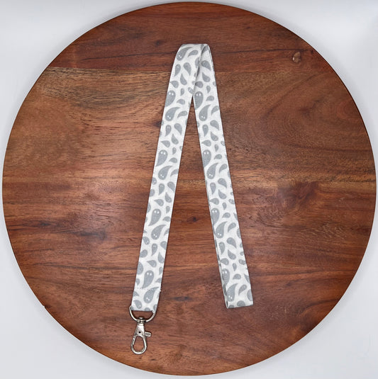 Last Chance! - White Ghost Lanyard