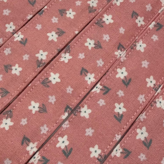 Pink and White Floral Wristlet/Lanyard