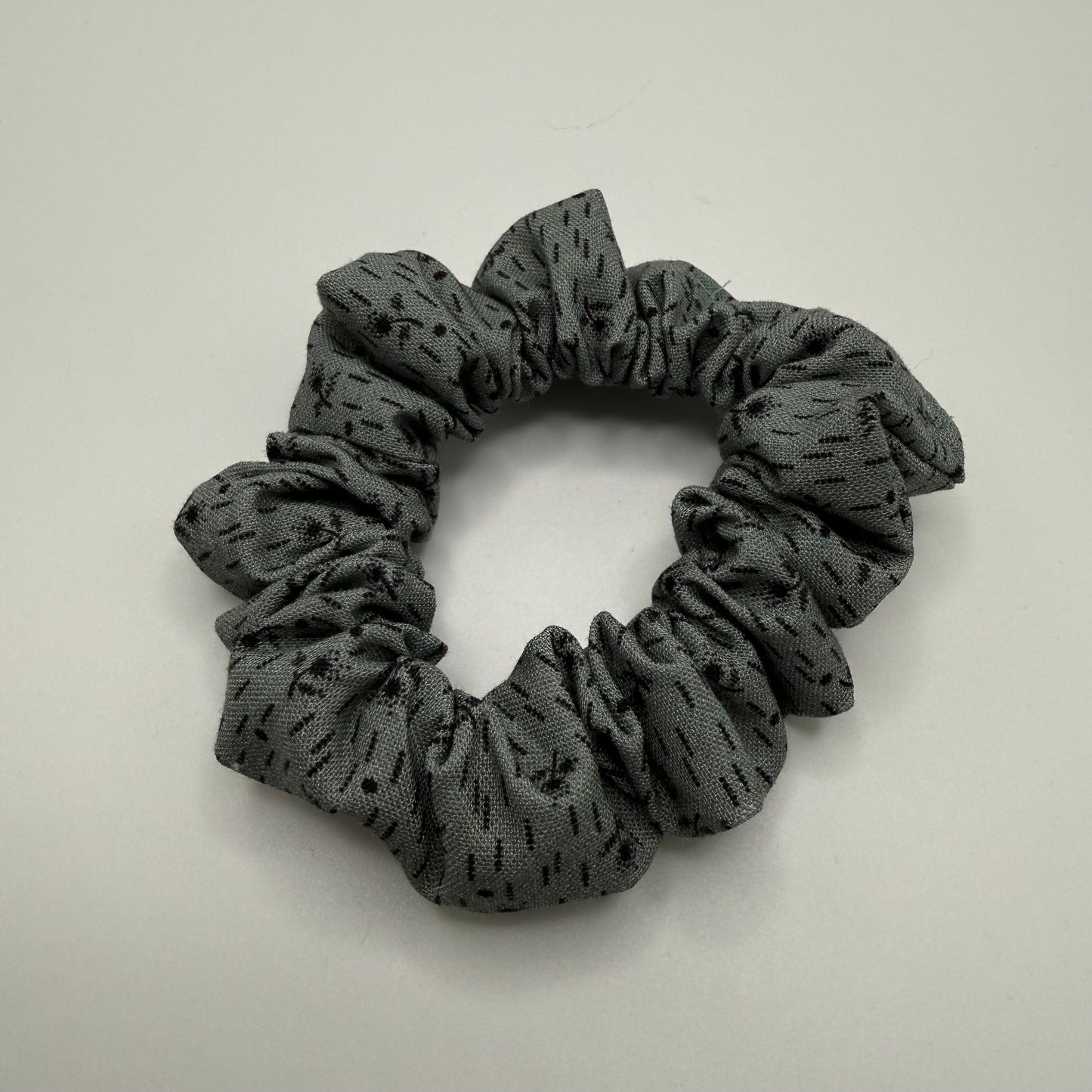 Jade Floral Scrunchie