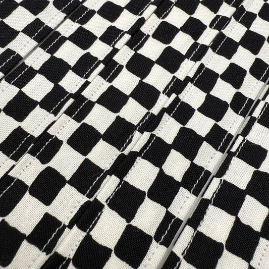 Black and White Checkers Wristlet/Lanyard (V2)