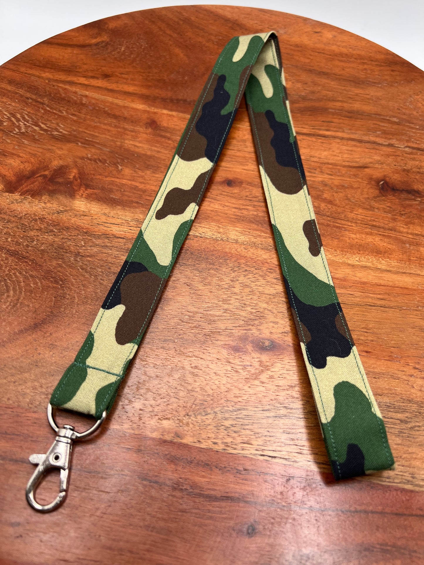 Green Camo Lanyard