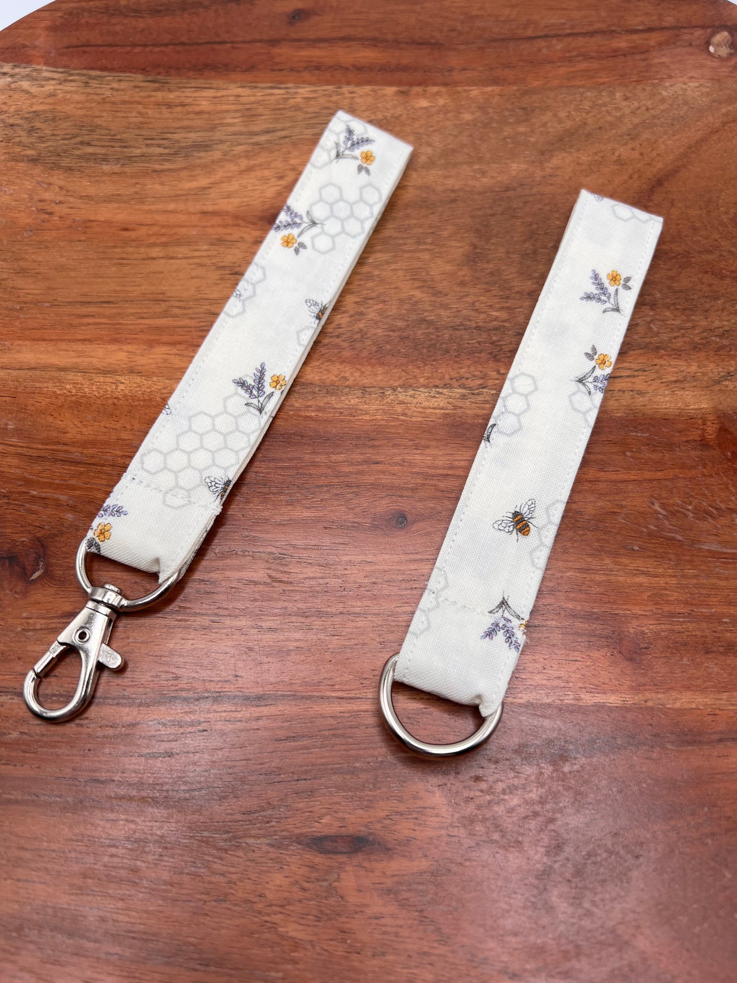 Bees and Lavender Lanyard