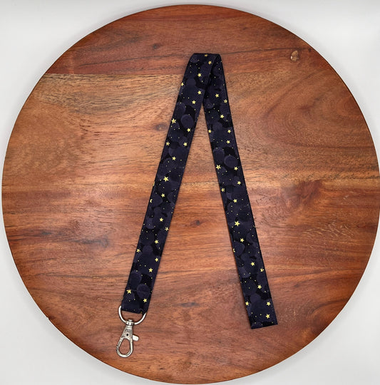 Purple Night Sky Lanyard