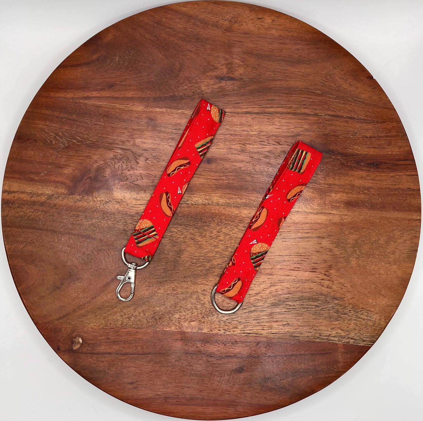 Burgers and Hot Dogs Lanyard