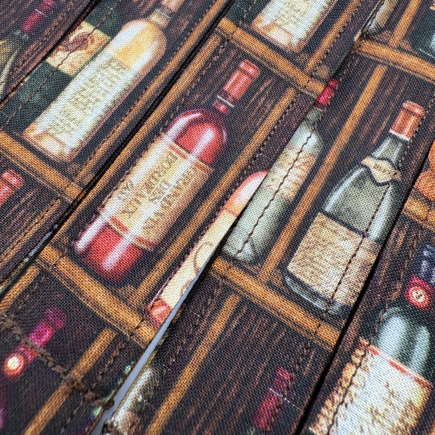 Wine Bottles Wristlet/Lanyard