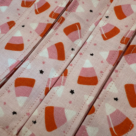 Pink Candycorn Wristlet/Lanyard